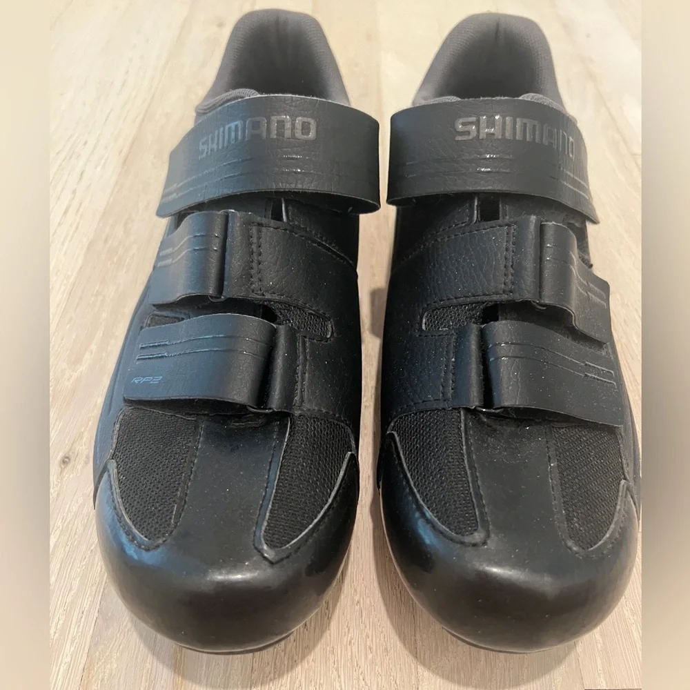 Shimano Black Velcro Men’s Cycling Bike Shoes Size 47 US 12